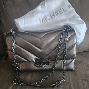 MK leather quilted bag
